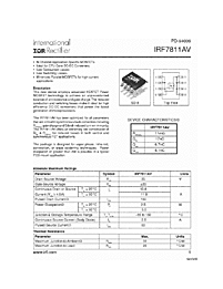 DataSheet IRF7811AV pdf